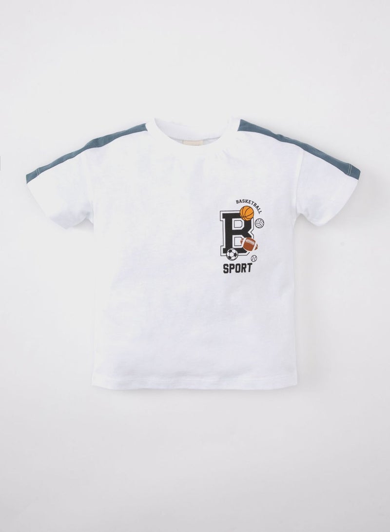 DeFacto Regular Fit Short Sleeve T-Shirt  - Image 1