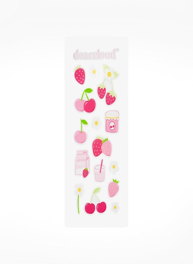 dearcloud Sky/Shadow - Strawberry Garden - eye shadow palette makeup with 10 Ultra-Fine Pigments & Dual-Ended eyeshadow brush - Korean beauty eye makeup (Strawberry Garden) - Image 5