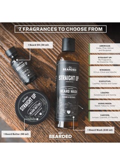 Live Bearded Live Bearded: 3-Step Beard Grooming Kit - Tombstone - Beard Wash, Beard Oil and Beard Butter - All-Natural Ingredients with Shea Butter, Jojoba Oil and More - Beard Growth Support - Made in the USA  - Image 5