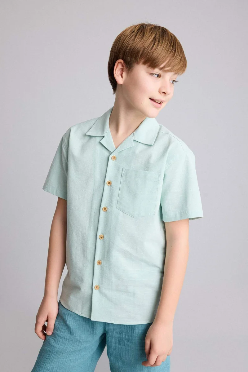 DeFacto Boy Regular Fit Short Sleeve Shirt