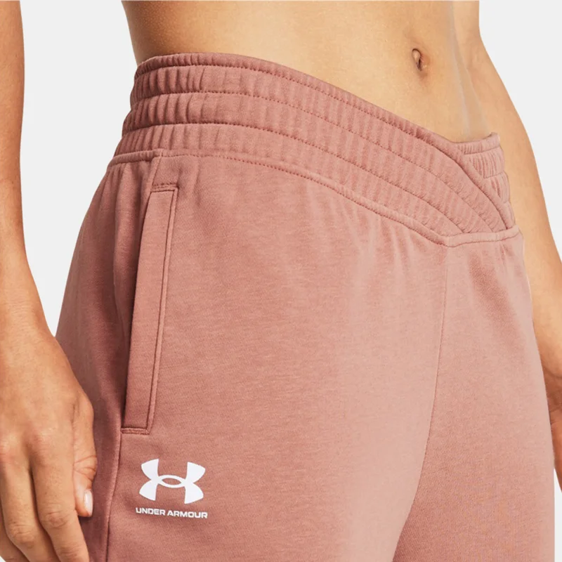 Under Armour terracotta Women's Rival Wide Leg Crop Pants for Women | Best Price UAE