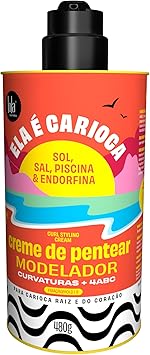 Lola Hair Cream Curling Cream She Is Carioca 3ABC 480g Lola Cosmetics Frizz Control Detangle Shape Hold for Curly Wavy Hair - Image 1