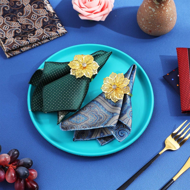 Satinior ساتينيور 24 قطعة من المناديل الجيبية للرجال لجيب البدلة مناديل ناعمة ملونة متنوعة للرجال لحفلات الزفاف (أسلوب أنيق) - Image 5