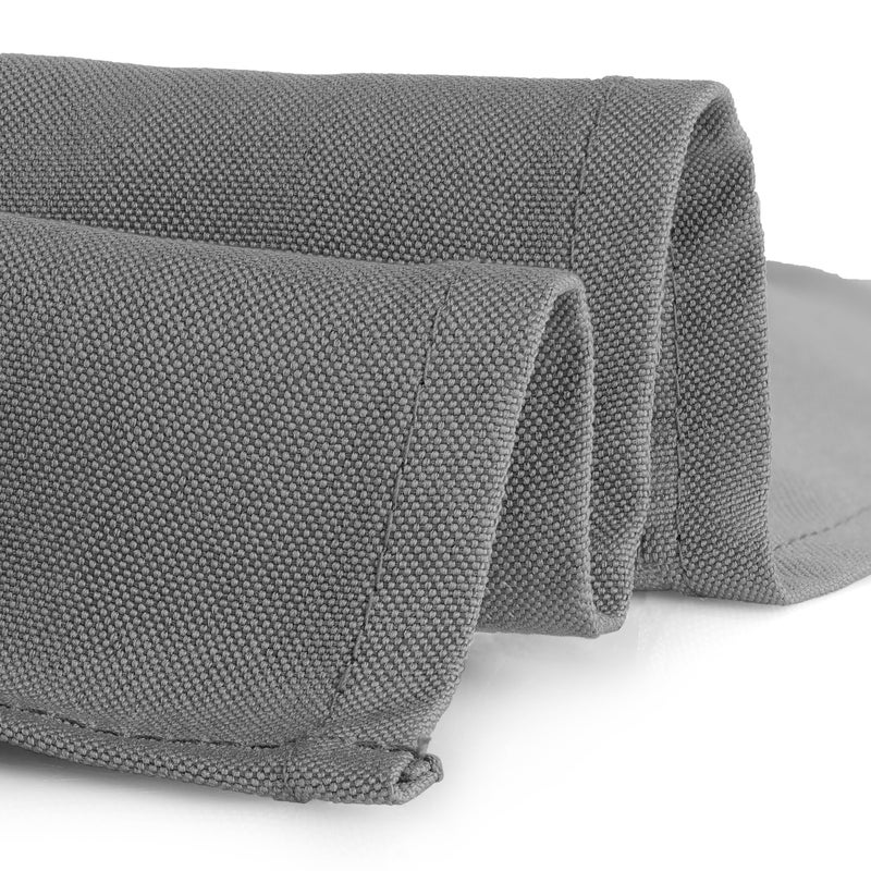 Gee Di Moda Rectangle Tablecloth - 60 x 84 Inch Charcoal Table Cloth for 5 Foot Rectangle Table - Heavy Duty Washable Fabric - for 5 Ft Buffet Table  Holiday Party  Dinner  Wedding & Baby Shower - Image 3