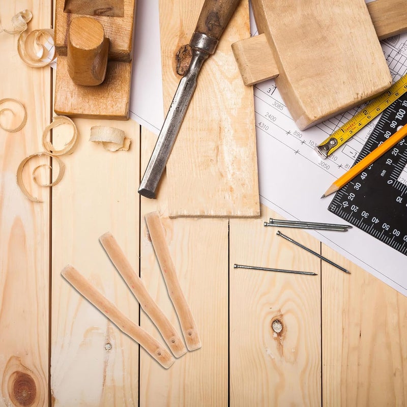 عصي خشب طبيعي من UKCOCO للحرف اليدوية، أغصان خشب متينة، قطع خشب 12 سم لفنون DIY، المشاريع المدرسية، إكسسوارات التصوير، 2 قطعة من مستلزمات الحرف اليدوية - Image 5