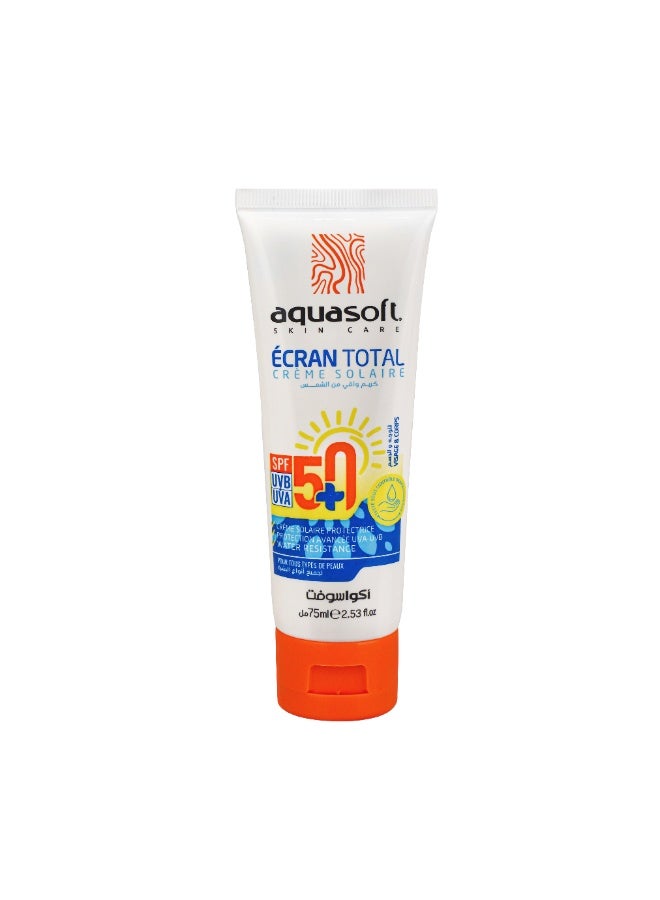 أكو اسوفت أكواسوفت كريم واقي شمس بمعامل حماية SPF 50+ 75 مل - Image 2