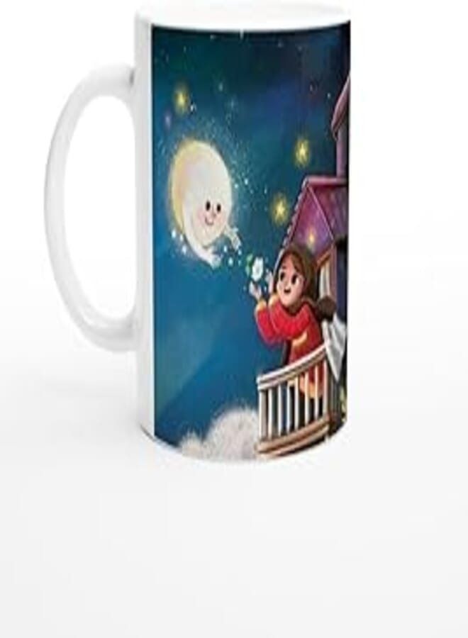 Creative Printed Mug With Special Design - Ramadan 6 (white mug) 