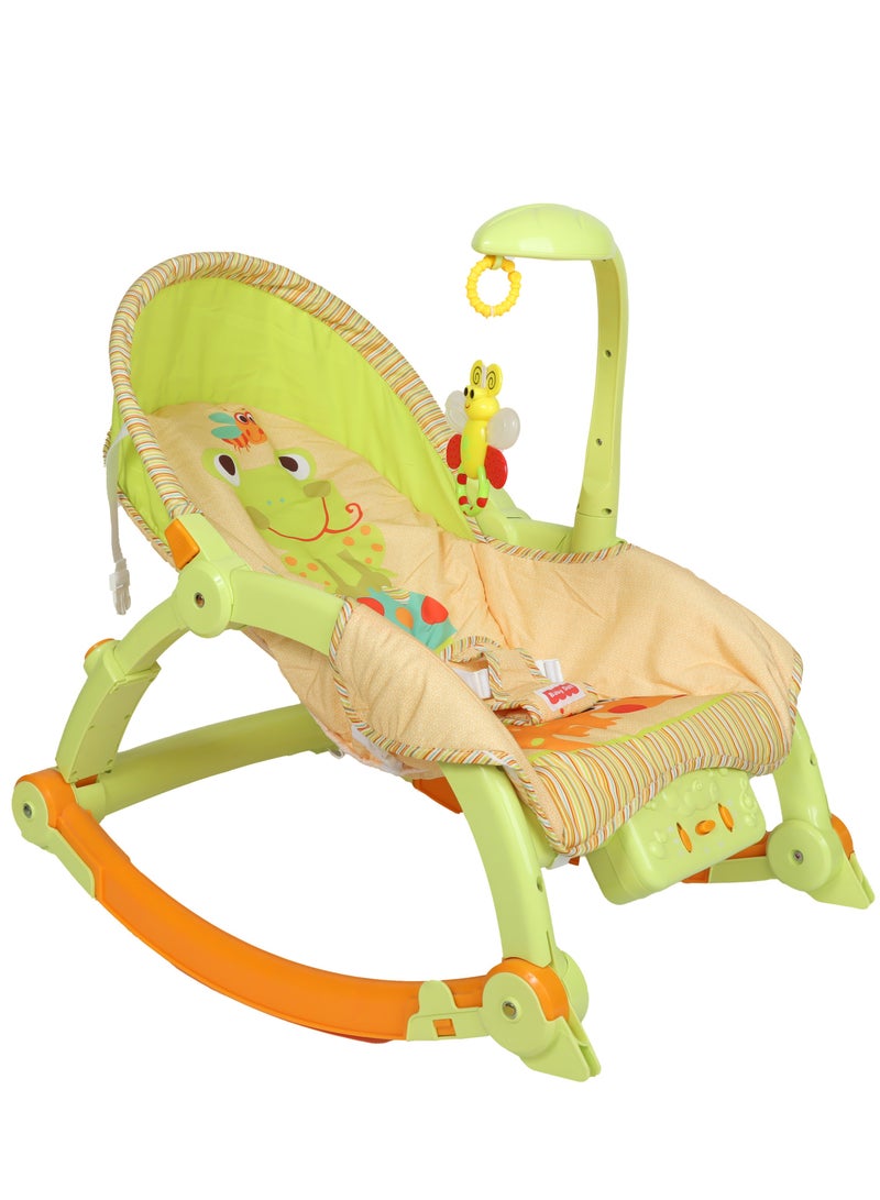 كرسي هزاز موسيقي متعدد الوظائف للأطفال، خفيف الوزن وقابل للطي - Image 1