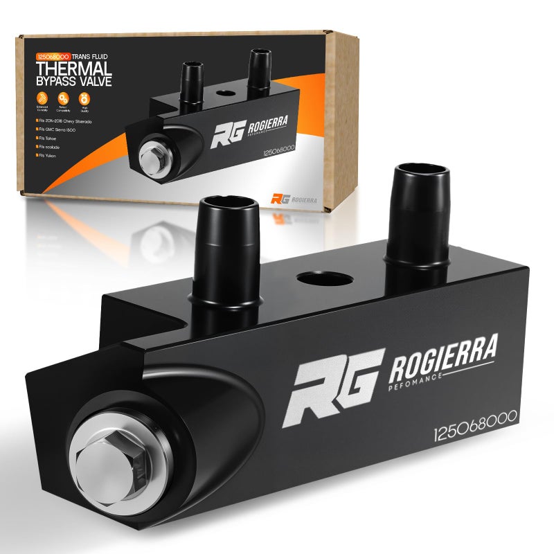 Rogierra Thermal Bypass Valve for 6L80 Transmission Fit for 20142018 Chevy SilveradoGMC Sierra 1500TahoeEscaladeYukon 43L53L62L Replaces OE 125068000 - Image 2