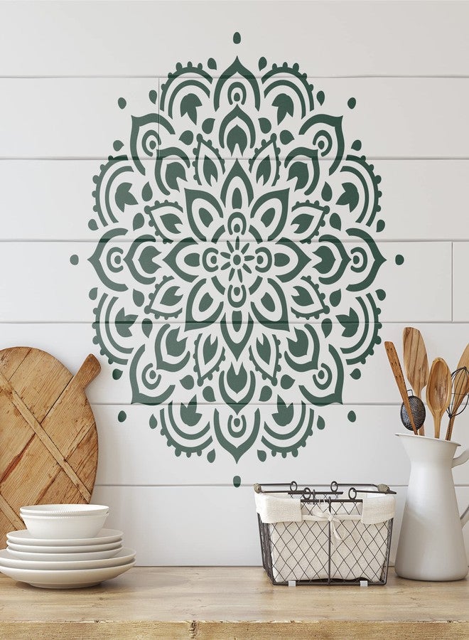 Stencil Revolution Mandala Stencil Template - Reusable Large or Small Mandala Sizes for Crafts - Perfect Wall Stencils for Home Decor - Image 4