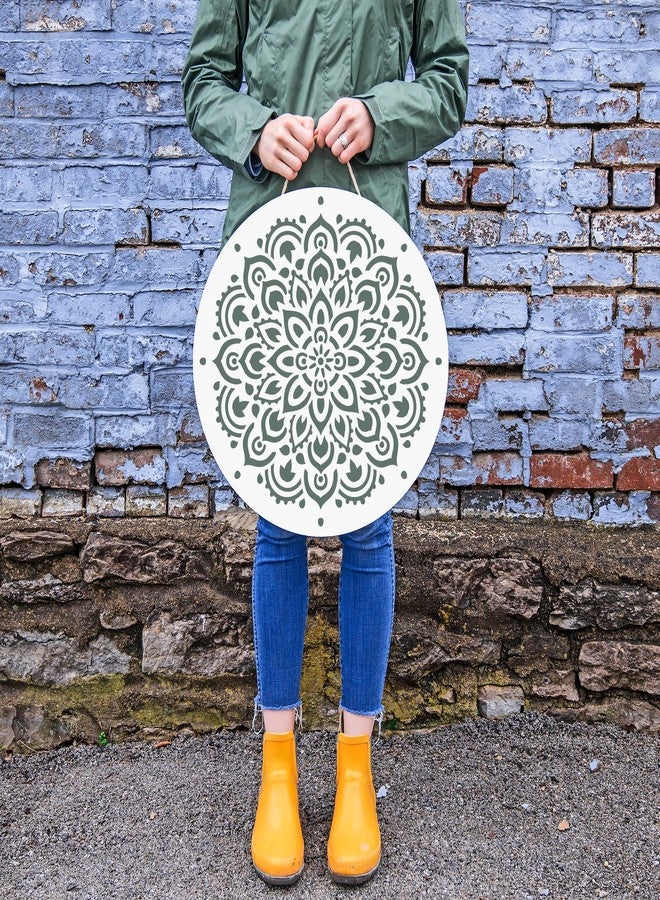 Stencil Revolution Mandala Stencil Template - Reusable Large or Small Mandala Sizes for Crafts - Perfect Wall Stencils for Home Decor - Image 3