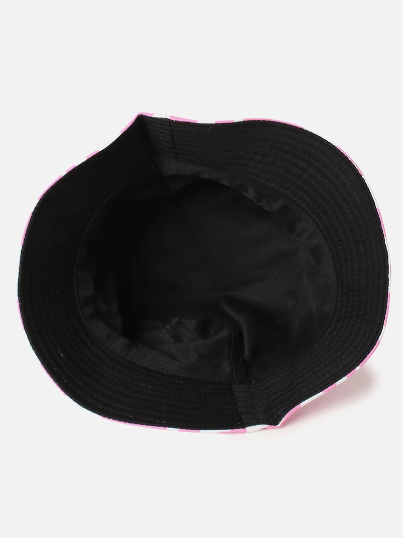 Haute Sauce  Pink Stylish Printed Bucket Cap for Women | Best Price UAE