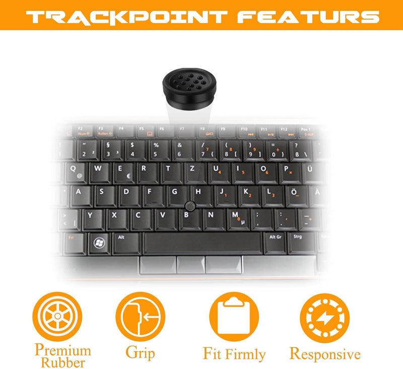 LeFix Pack of 2 Trackpoint Cap Mouse Point Stick Cover Replacement Black Color for Dell Latitude E5520 E5530 E6520 E6530 E6540 E6320 E6420 E6330 E6430 E6440 E5420|Precision M4600 M4700 M4800 M6600 - Image 4