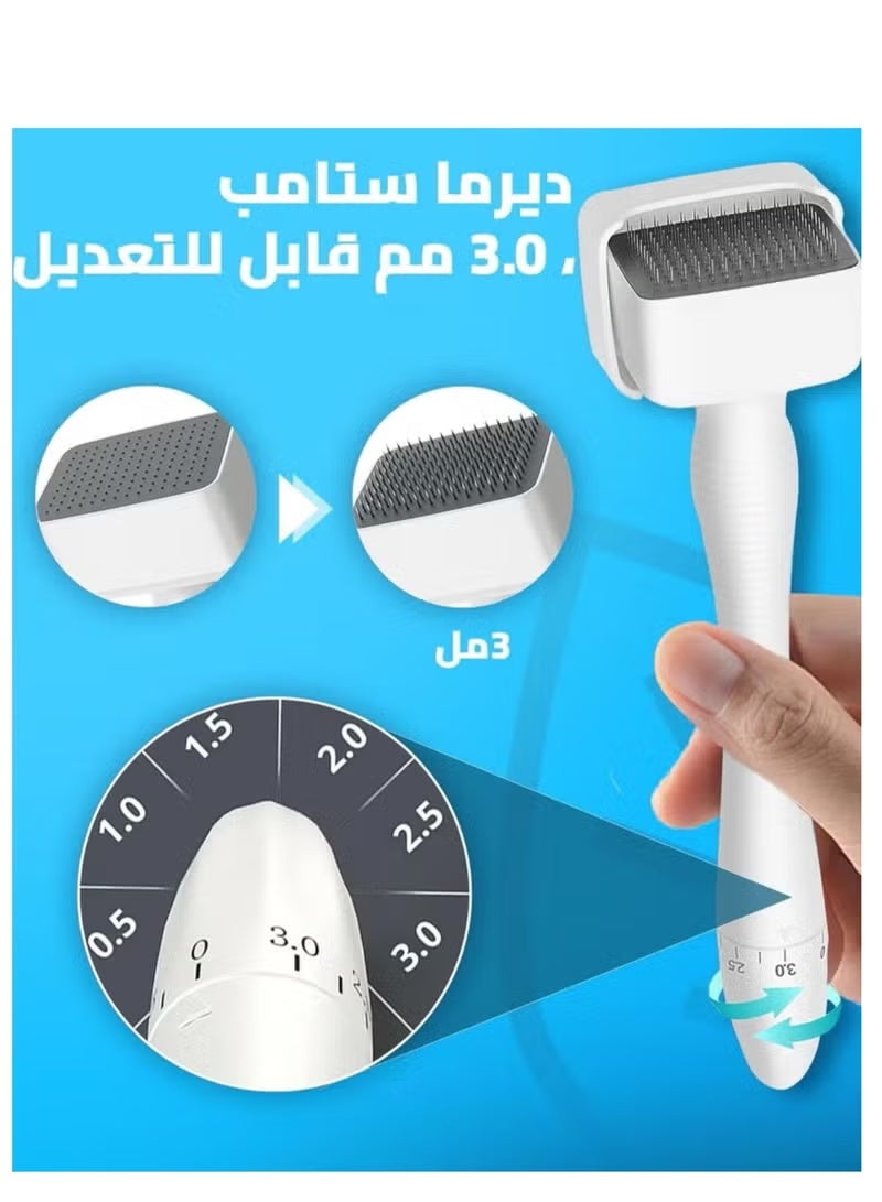 قلم ديرما ستامب قابل للتعديل (0 مم - 3 مم) بإبر من التيتانيوم - Image 5