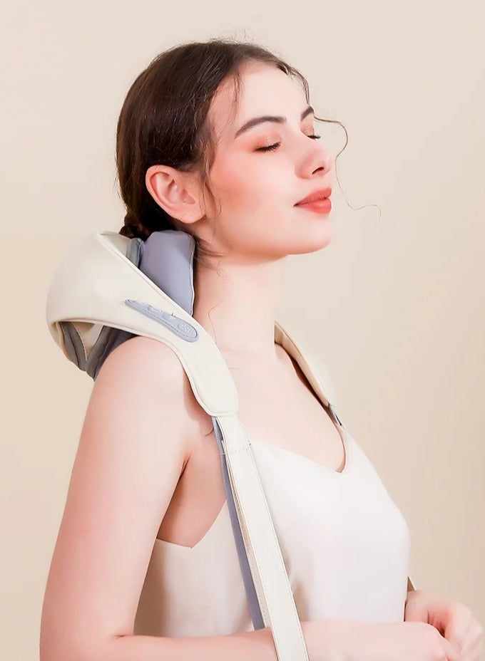 Bukela Neck and Shoulder Massager, Wireless Electric Air Compress Kneading Multifunctional Back Massager, Shawl Massaging Muscle Relaxing, Cordless Neck Massager for Pain Relief Deep Tissue - Image 3
