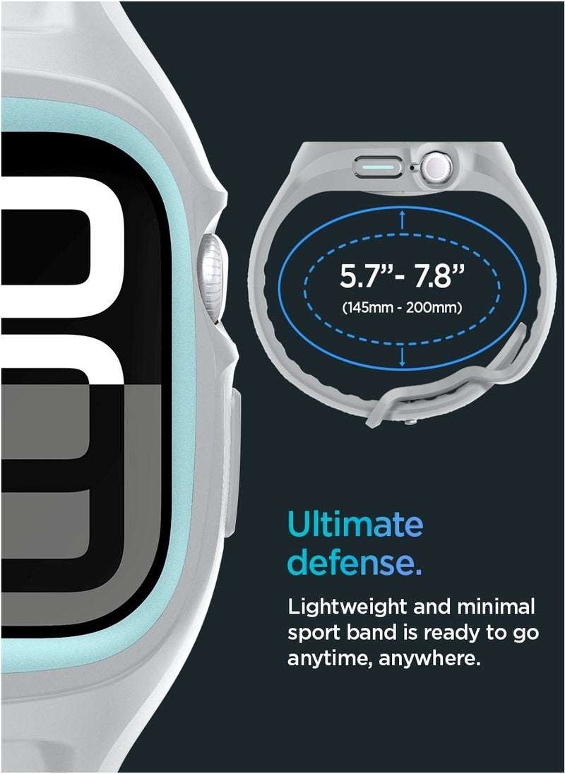 Spigen Liquid Air Pro for Apple Watch Series 10 (46mm) Case with Band Strap - Gray  - Image 4