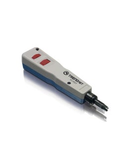 Punch Down Tool With 110 And Krone Blade Insert And Cut Terminations In One Operation Precision Blades Are Interchangeable And Reversible Network Punch Tool Grey TCPDT