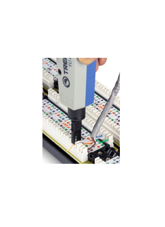 Trendnet - Punch Down Tool With 110 And Krone Blade Insert And Cut Terminations In One Operation Precision Blades Are Interchangeable And Reversible Network Punch Tool Grey TCPDT - Image 1