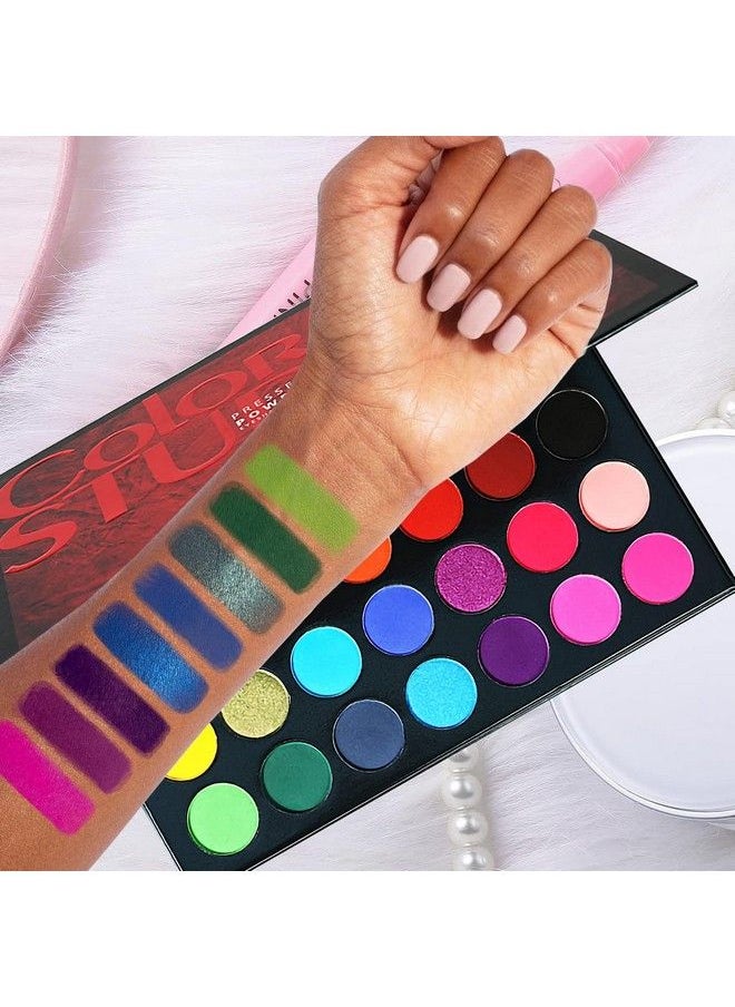 SKINPLUS Eyeshadow Palette 35 Color Makeup Palette Highlighters Eye Make Up High Pigmented Professional Mattes And Shimmers  - Image 5