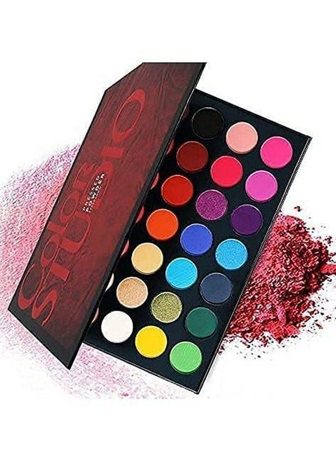 SKINPLUS Eyeshadow Palette 35 Color Makeup Palette Highlighters Eye Make Up High Pigmented Professional Mattes And Shimmers  - Image 4