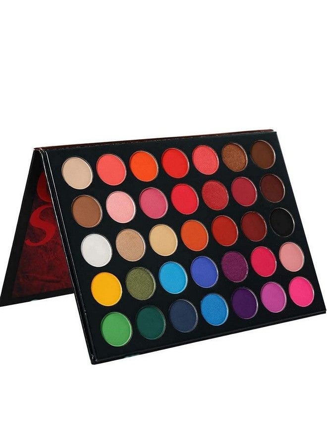 SKINPLUS Eyeshadow Palette 35 Color Makeup Palette Highlighters Eye Make Up High Pigmented Professional Mattes And Shimmers  - Image 3