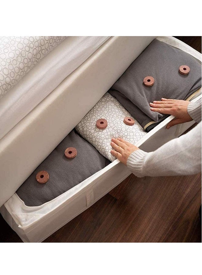 Generic Cedar Wood Moth Repellent, 100% Natural Anti Blocks Clothes Protection, Storage Accessories Rings Wardrobes u0026 Drawers Freshener, Chemical-Free  - Image 4