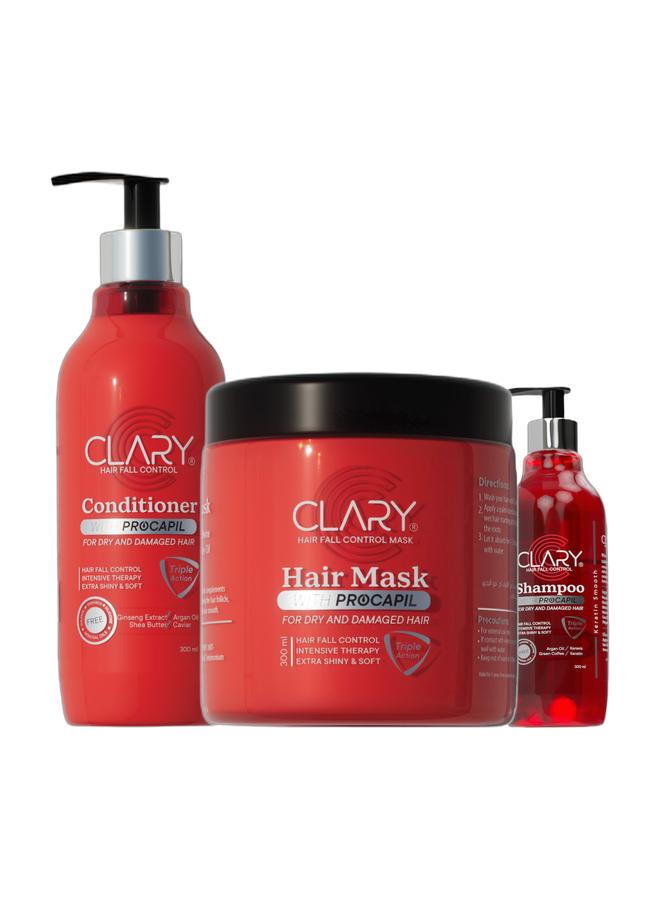 CLARY Shampoo + Conditioner + Mask - Image 1