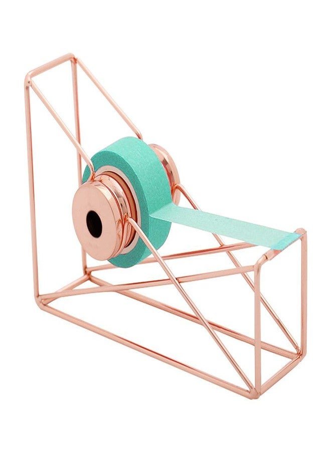 Amber Lash Rose Gold Metal Wire Tape Dispenser Tape Cutter for Eyelash Extensions and Beauty Spa, Luxury Looking Tape Holder - Image 1