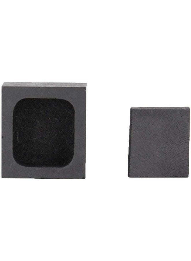 klarako High Hardness Graphite Ingot Mold Mould Crucible for Gold Silver Melting Casting Refining with Optional Capacity 25g, 50g, 100g, 200g (0.003-25g)