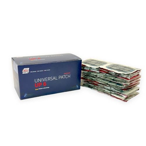 Rema Tip Top 50 UP6 Patch Universal Tire Repair Unit Square Blue Back Patches - Image 3