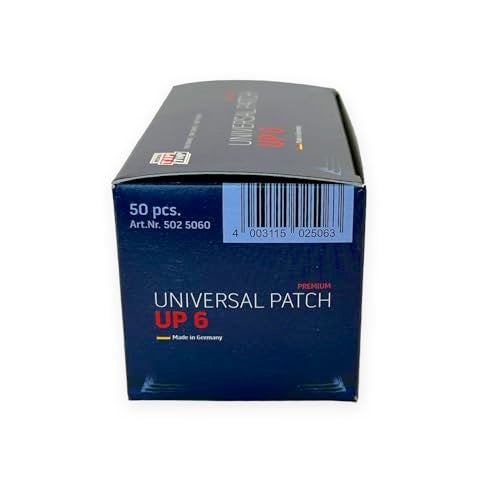 Rema Tip Top 50 UP6 Patch Universal Tire Repair Unit Square Blue Back Patches - Image 4