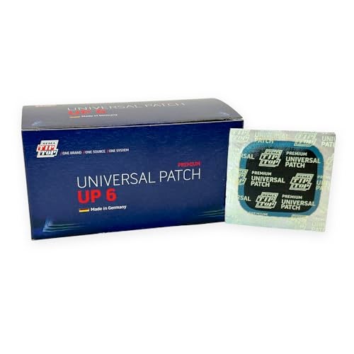 Rema Tip Top 50 UP6 Patch Universal Tire Repair Unit Square Blue Back Patches - Image 1