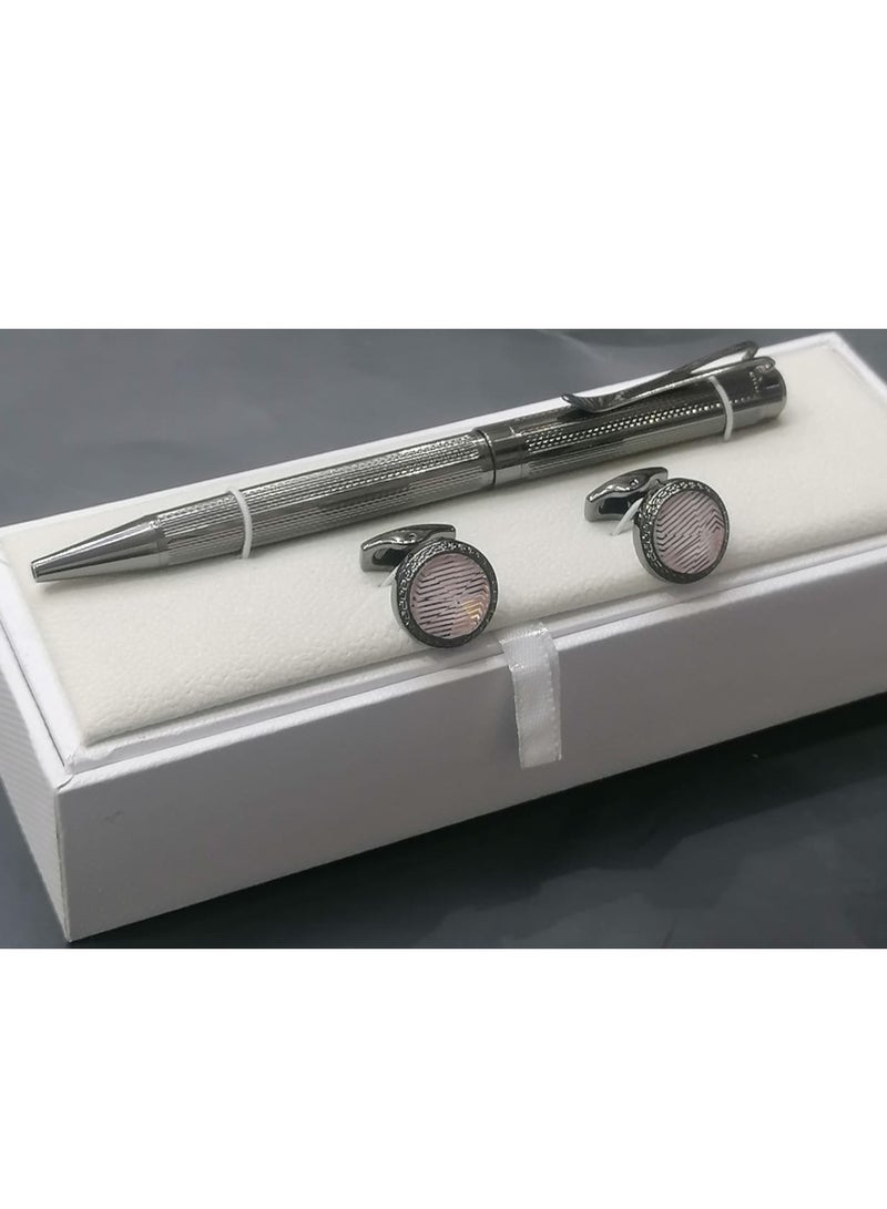 طقم قلم وكبك درجة اولى رجالي