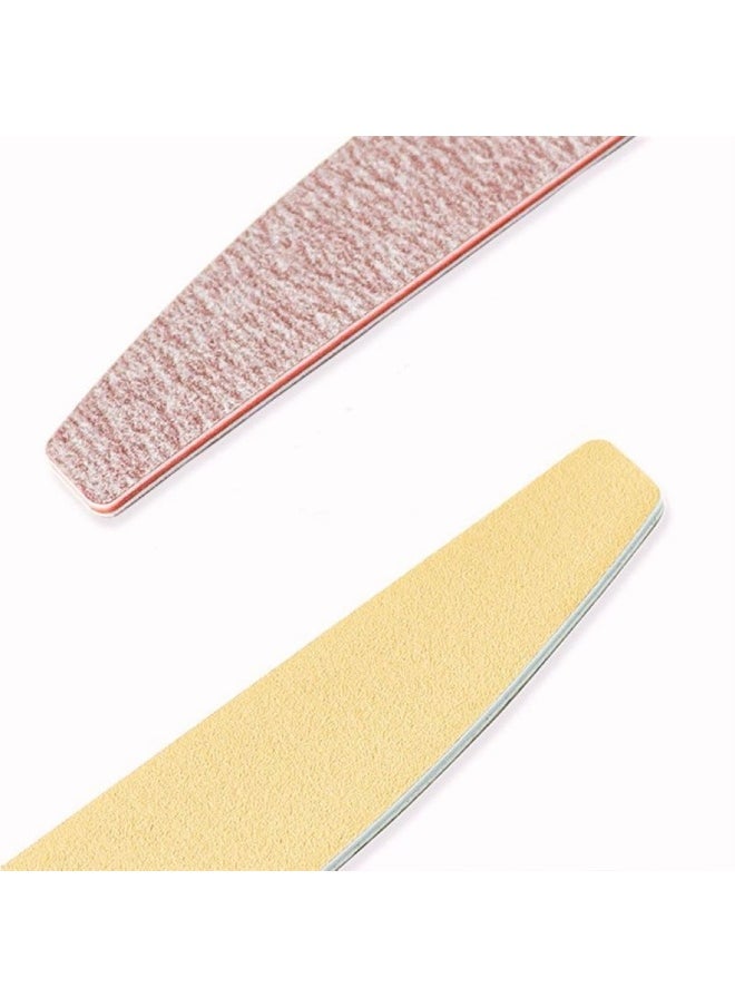 12-Piece Professional Nail File Set – Washable & Durable, Multi-Grit Buffer for Shaping & Polishing