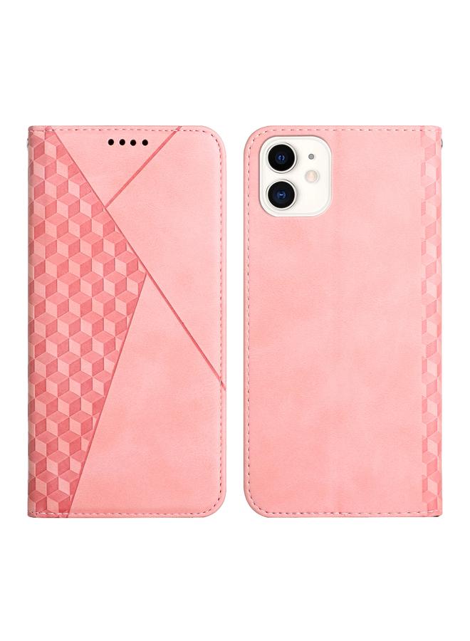 Zaboon Case For iPhone 11 Diamond Pattern Splicing Skin Feel Magnetic Horizontal Flip Leather Case with Card Slots & Holder & Wallet - Image 1