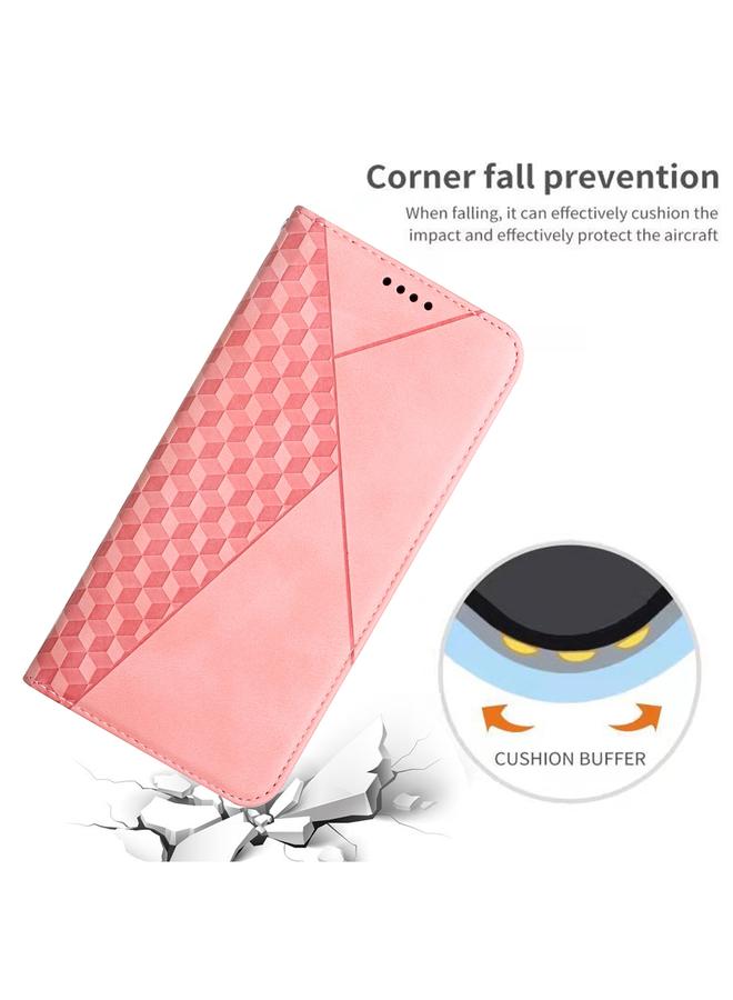 Zaboon Case For iPhone 11 Diamond Pattern Splicing Skin Feel Magnetic Horizontal Flip Leather Case with Card Slots & Holder & Wallet - Image 5