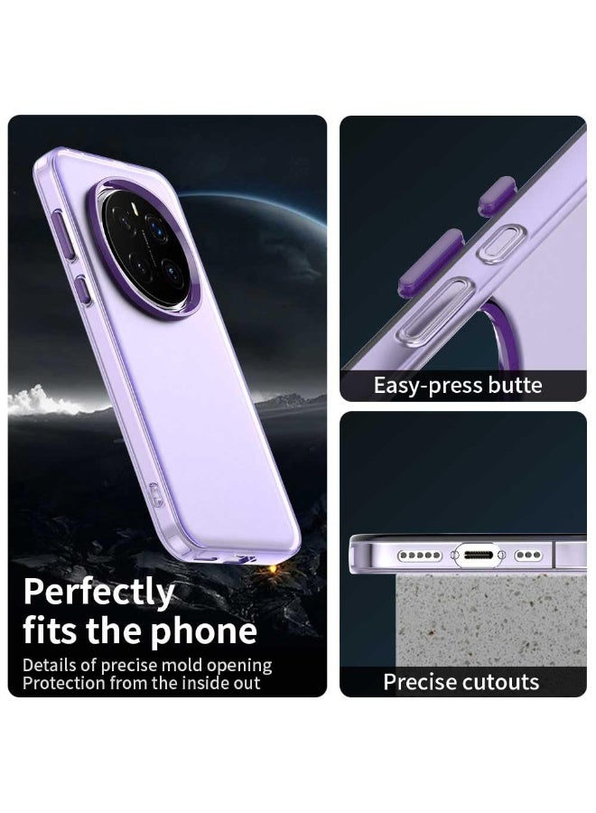 general Case for Honor Magic 7 Lite Case, Anti-Fingerprint Rugged Soft TPU Shockproof Translucent Back Slim Protective Phone Case Cover for Honor Magic 7 Lite - Image 4