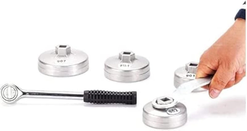 AQ AQSON AQSON 23PC Aluminum Alloy Cup Type Oil Filter Wrench Set for Garage Use - Image 2