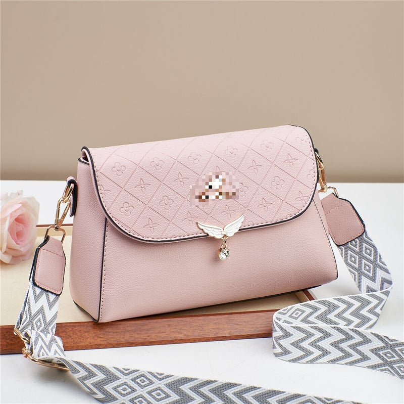 New Style Small Square Bag Simple Atmospheric Handbag Niche All-Match Single-Shoulder Crossbody Bag Texted Western Style Daffy Bag - Image 5