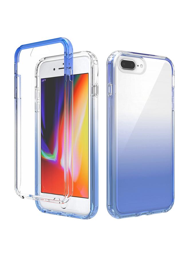The Bros Shockproof High Transparency Two-color Gradual Change PC+TPU Candy Colors Protective Case For iPhone 8 Plus / 7 Plus