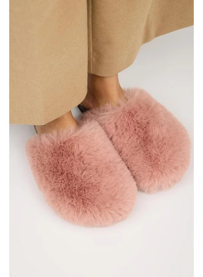 Manijero  Gaye Women's Plush Plain Powder Slipper. for Women | Best Price UAE