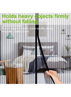 Rock Pow Magnetic Fly Screen Door Heavy-Duty Anti Mosquito Mesh No Gap Super Quiet No Drilling Washable Mesh Keep Fresh Air in & Bugs Out Balcony Sliding Living Room Children's Room 100 * 210cm  - Image 2
