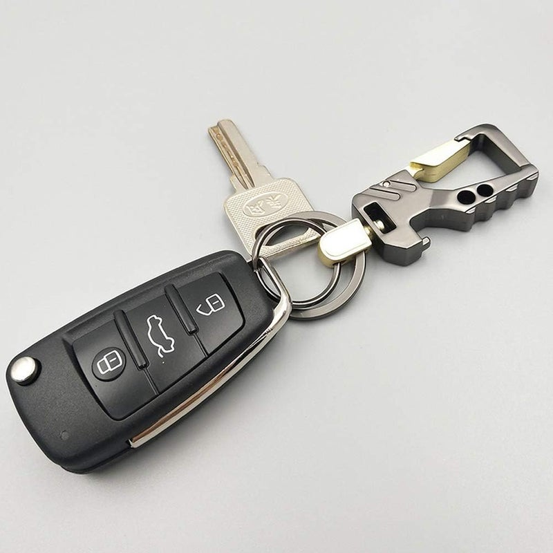 nuoshen 2 Pcs Metal Keychain with Bottle Opener for Men - Image 5