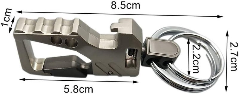 nuoshen 2 Pcs Metal Keychain with Bottle Opener for Men - Image 4
