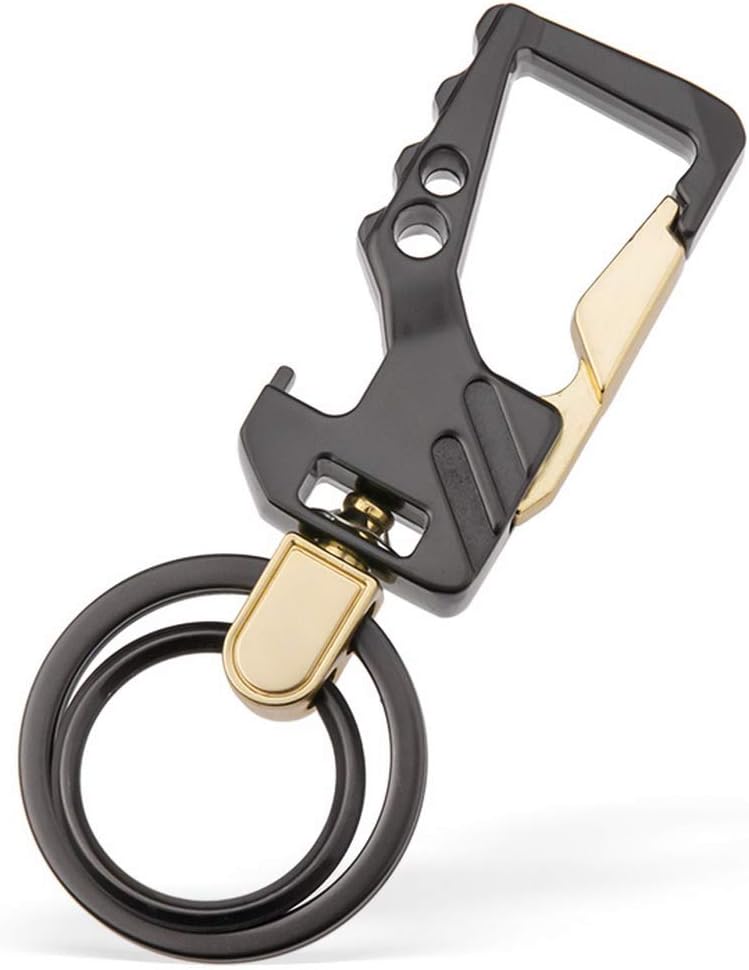 nuoshen 2 Pcs Metal Keychain with Bottle Opener for Men - Image 3