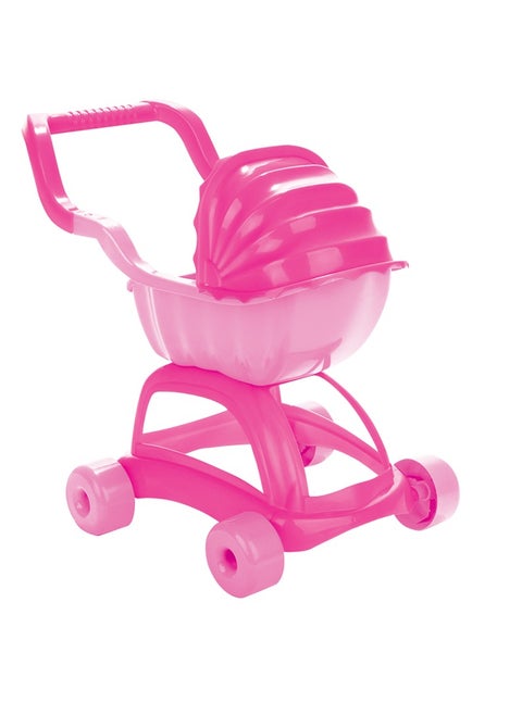 Lady Stroller - Pink | Easy Assembly, Child-Safe, Stylish & comfortable Toy Stroller