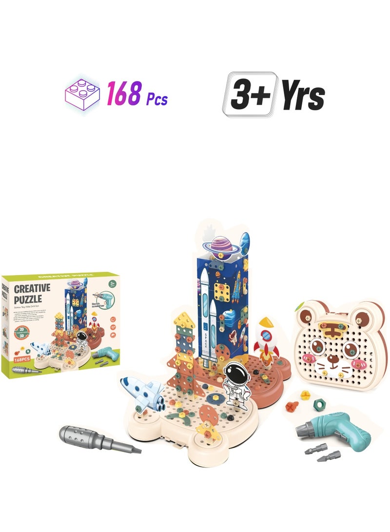 FAMILY Creative Educational Puzzle Toy  168 PCS 23-2465320  - Image 1