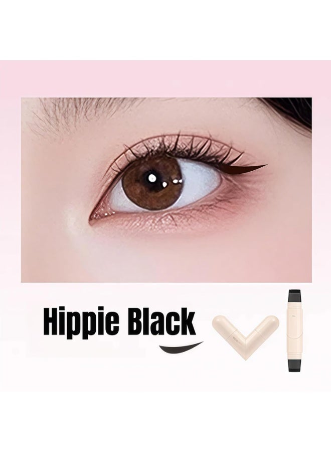 Arabest 2 Pcs Gel Eyeliner Pencil Set, 2025 New Foldable Eyeliner Stamp for Perfect Wings, Waterproof Eyeliners Tool, Smudge Proof Eyeliners Pen for Beginners - Image 5