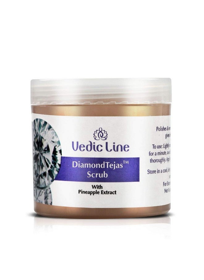 Vedic Line Vedicline Diamond Tejas Scrub, Eliminate Dirt & Impurities, Dead Skin With Diamond Bhasma And Mica For Soft Skin,100Ml  - Image 1