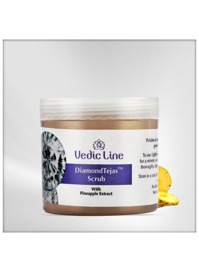 Vedic Line Vedicline Diamond Tejas Scrub, Eliminate Dirt & Impurities, Dead Skin With Diamond Bhasma And Mica For Soft Skin,100Ml  - Image 2